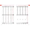 Pages intérieures du Bescherelle arabe les verbes présentant des tableaux de conjugaison des verbes arabes par racines