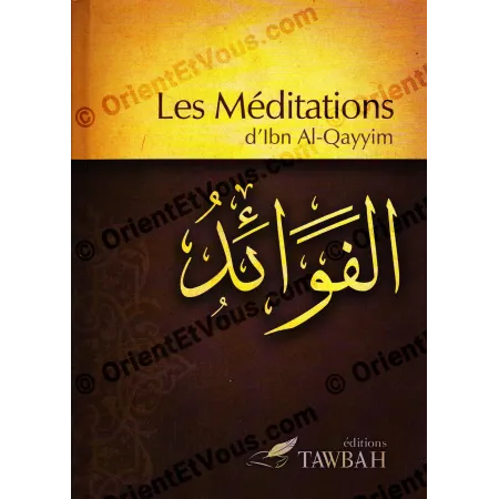 Couverture du livre Les Méditations d’Ibn al-Qayyim éditions Tawbah en français
