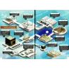 مخطط يوضح المراحل الكبرى للحج مع المواقع الأساسية مثل منى وعرفات ومزدلفة