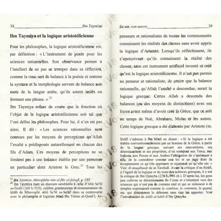 Ibn Taymiya: sa vie et son oeuvre