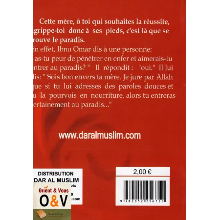 Le bon comportement avec la m&egrave;re