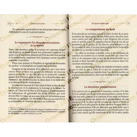 La saveur de la prière