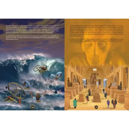 Histoire de "Mo&iuml;se chez le Pharaon"