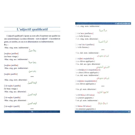 L’arabe langue vivante, nouvelle méthode de la grammaire arabe – Tome 3 (Niveau avancé)