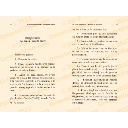 Les leçons indispensables à l'ensemble des musulmans [Ibn Bâz]
