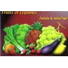 Cartes &eacute;ducatives bilingues (arabe/fran&ccedil;ais): Les fruits et l&eacute;gumes