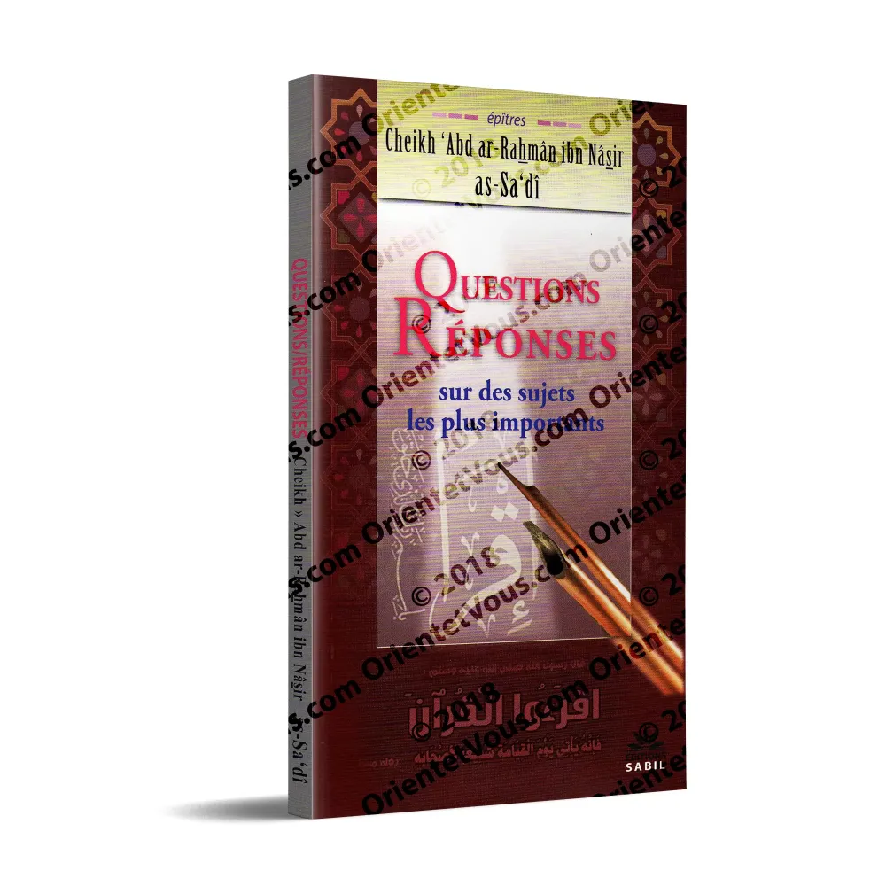Questions-Réponses sur des sujets les plus importants