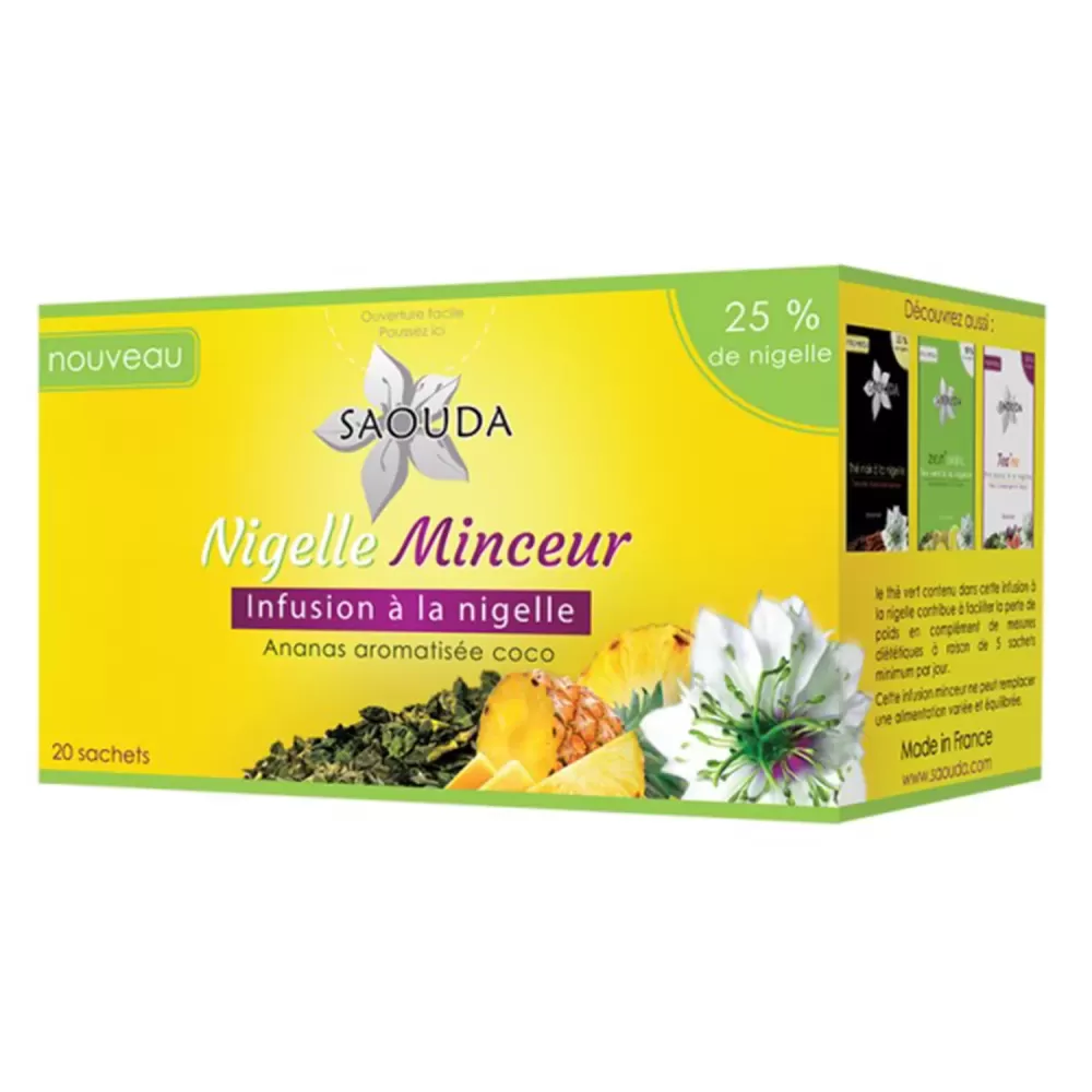 Boite infusion minceur &agrave; la nigelle