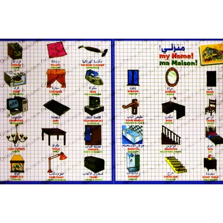 Mon Premier Dictionnaire Illustré (Arabe-Français-Anglais)
