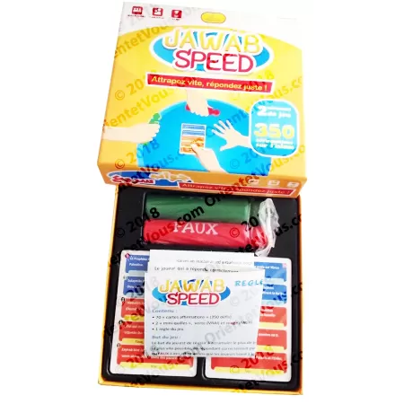 JAWAB SPEED - Attrapez vite, répondez juste (jeu de société)