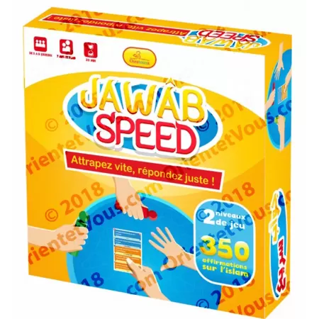 JAWAB SPEED - Attrapez vite, répondez juste (jeu de société)