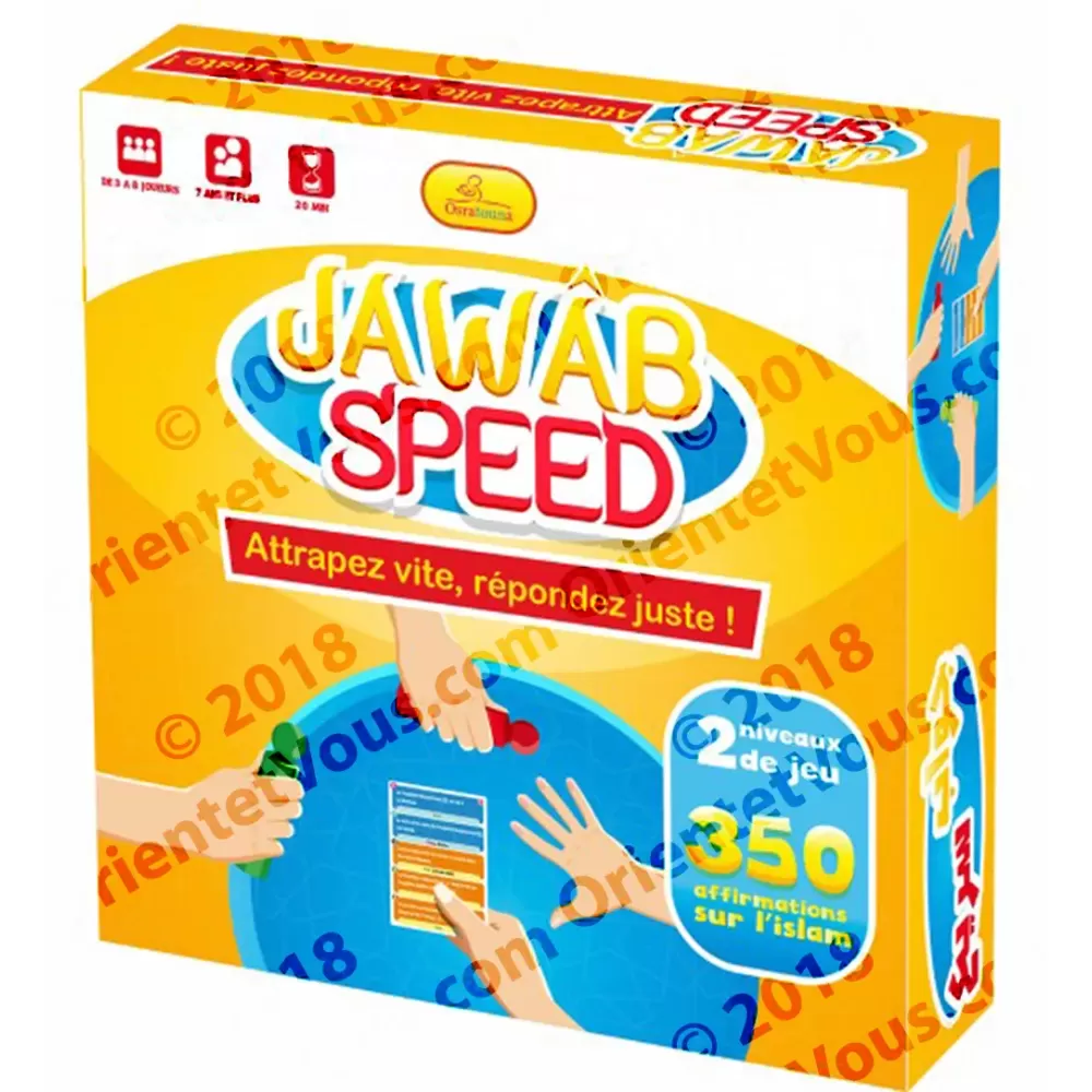 JAWAB SPEED - Attrapez vite, répondez juste (jeu de société)