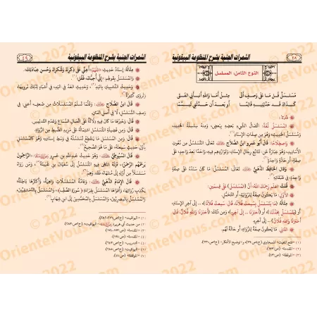 Explication de la composition poétique: al-Bayqûniyyah [ar-Riyâshî]/الثمرات الجنية بشرح المنظومة البيقونية - الرياشي