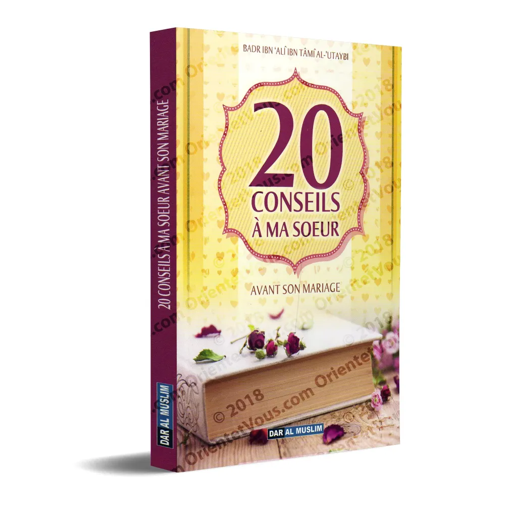 20 Conseils à ma sœur avant son mariage
