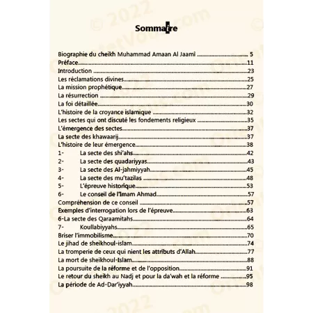 Histoire de la croyance islamique [Couverture Souple]