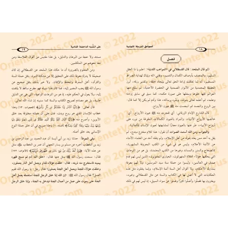 As-Sawâ'iq al-Mursalat as-Shahâbiyyat 'alâ as-Shubhah ad-Dâhidhat as-Shâmiyyah/الصواعق المرسلة الشهابية على الشبه الداحضة الشامي