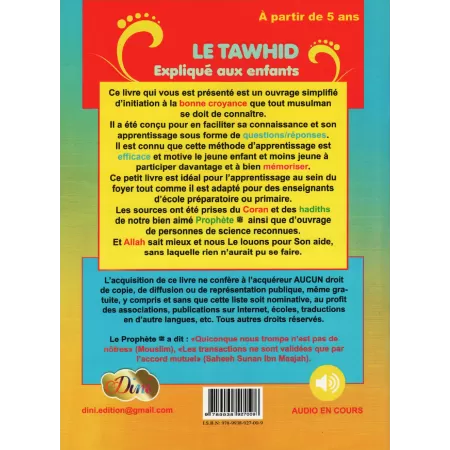 Le Tawhid expliqué aux enfants en Questions/Réponses [Bilingue]