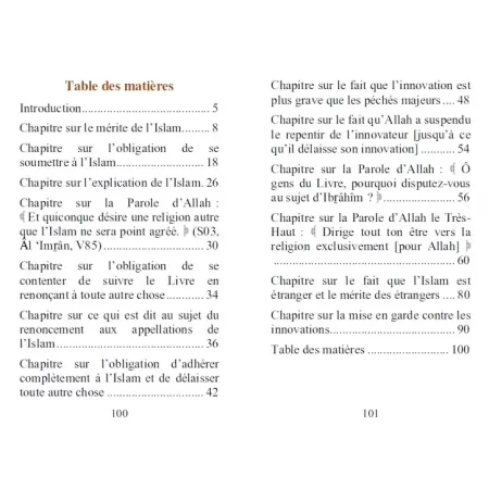 Mutûn Tâlib Al-'Ilm: Le Mérite de l’Islam [Format Poche - Bilingue]