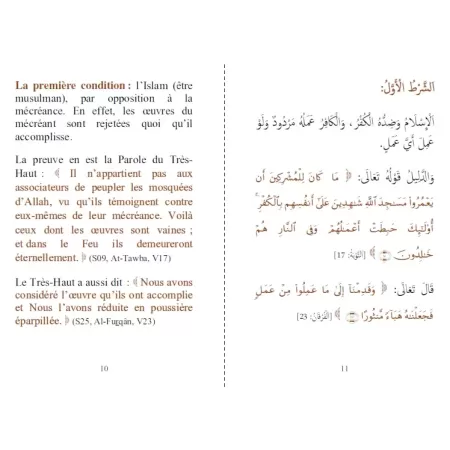 Mutûn Tâlib Al-'Ilm: Les conditions de la prière, ses piliers et ses obligations & Les annulatifs de l’Islam [Format Poche - Bil