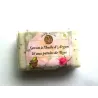 Savon &agrave; l&#039;huile d&#039;Argan & aux p&eacute;tales de Rose
