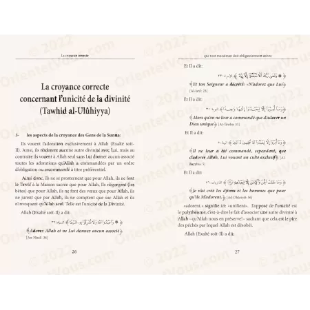 La Croyance Correcte de shaykh Abd as-Salâm ibn Barjas