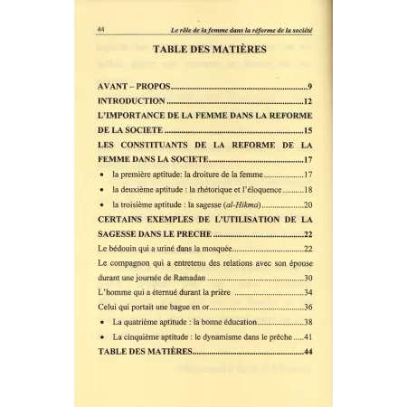 Le rôle de la femme dans la réforme de la société [Grand Format]
