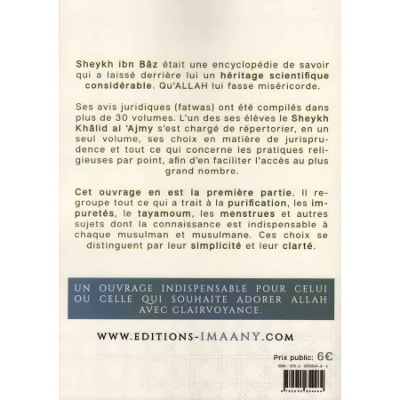 Les Avis Juridiques de Sheykh Ibn Baz: Le Livre de la Purification