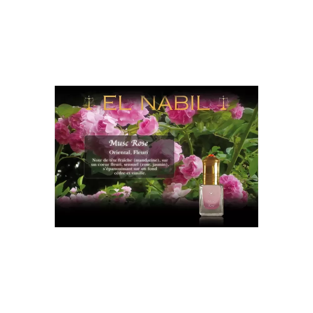Parfum Musc Rose 5ml