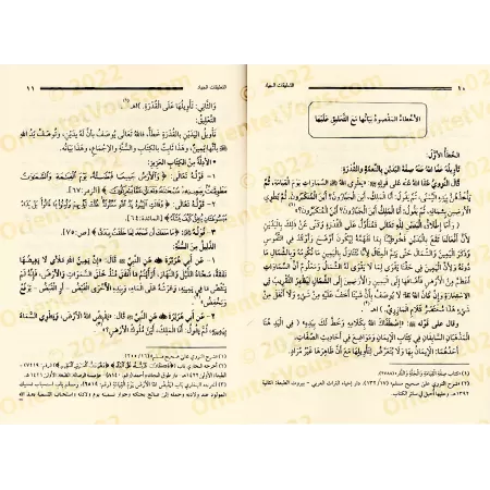 Les erreurs sur la croyance de l'imam an-Nawawî dans son explication de Sahîh Muslim/التعليقات الجياد على تأويلات النووي لصفات ا