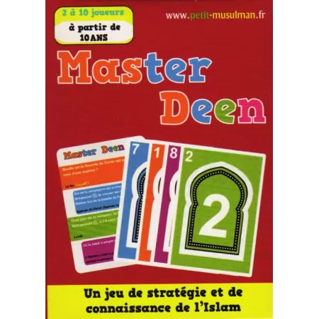 Master Deen : Jeu de stratégie et de connaissance de l'Islam (110 cartes - A partir de 10 ans)
