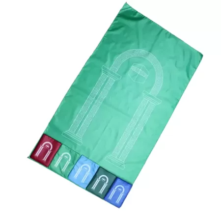 Tapis de prière de poche pliable avec son étui voyage