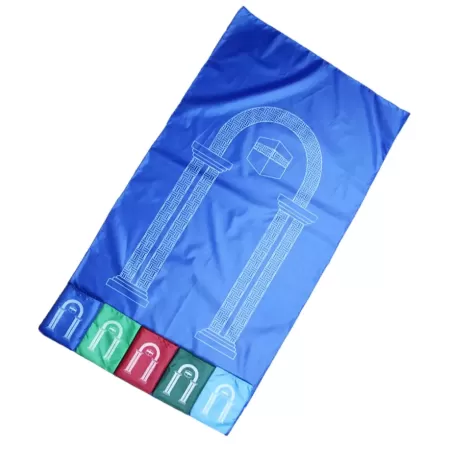 Tapis de prière de poche pliable avec son étui voyage