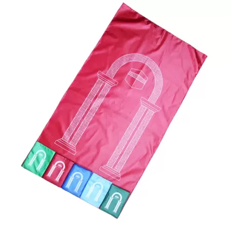 Tapis de prière de poche pliable avec son étui voyage
